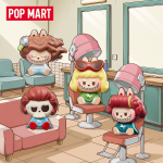 POPMART泡泡玛特泡泡萌粒 THE MONSTERS 复古理发店公仔